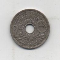 Münze Frankreich 25 Centimes 1920