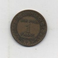 Münze Frankreich 1 Francs 1923 Bon Pour