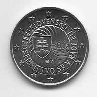 Slowakei 2 Euro Gedenkmünze 2016 EU Ratspräsidentschaft unzirkuliert