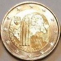 Slowakei 2 Euro Gedenkmünze 2018 25 Jahre Slowakische Republik unzirkuliert