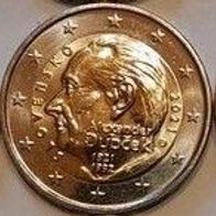 Slowakei 2 Euro Gedenkmünze 2021 Alexander Dubcek unzirkuliert