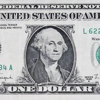 1 Dollar 1988 A aus den USA "San Francisco (L)" seltene Originalbanknote - 0010A