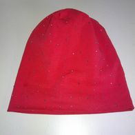 Mütze Beanie mit Glitzersteine von Balinco Einheitsgröße *