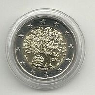Portugal 2 Euro Gedenkmünze 2007 EU-Ratspräsidentschaft unzirkuliert