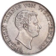 Altdeutschland Silbermünze Württemberg Kronentaler 1833 Handelsfreiheit König Wilhelm