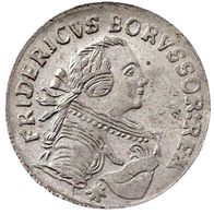 Brandenburg-Preußen Silber Sechsgröscher 1754 E Friedrich II. (1740-1786)