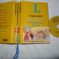 BL Langenscheidt Premium-Schulwörterbuch Englisch 1511 Seiten inkl CD-Rom kaum gebrau