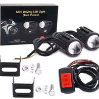 LED Scheinwerfer, 12V, 2 Stück, Motorrad, Quad, neu