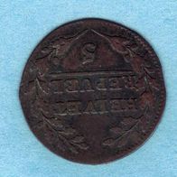 Schweiz 1/2 Batzen 1799 Original Münze in seltener Ausführung - 0005