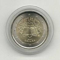 Spanien 2 Euro Gedenkmünze 2007 50 Jahre Römische Verträge unzirkuliert