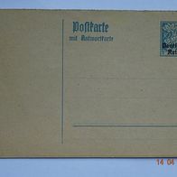 GS: Postkarte 30 Pfennig Aufdruck Deutsches Reich NEU