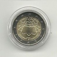 Griechenland 2 Euro Gedenkmünze 2007 50 Jahre Römische Verträge unzirkuliert