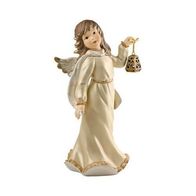 Goebel Weihnacht "Winterlicht" 38,5 cm Champagner Engel mit Deko Laterne 2010 NEU OVP