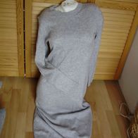 Conley´s Strick Kleid hellgrau LA lang Wolle M