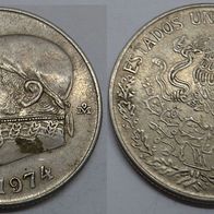 Mexiko 1 Peso 1974 ## Le1