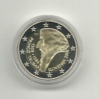 Slowenien 2 Euro Gedenkmünze 2008 Primoz Trubar unzirkuliert