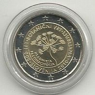 Slowenien 2 Euro Gedenkmünze 2010 Botanischer Garten Ljubljana unzirkuliert