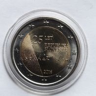 Slowenien 2 Euro Gedenkmünze 2016 Unabhängigkeit Sloweniens unzirkuliert