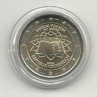 Österreich 2 Euro Gedenkmünze 2007 50 Jahre Römische Verträge unzirkuliert