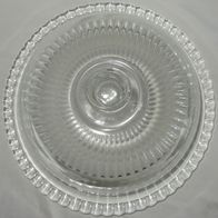 C ARC Luminarc Käseset 2 teilig rund Glasplatte mit Glasglocke Ø 32 H15 alt Vintage f