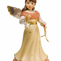Goebel Engel "Strahlender Weihnachtsstern" 20 cm Kristall-Stern Champagner 2017 NEU