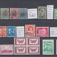Briefmarken Bulgarien ab 1901 - 16 Marken
