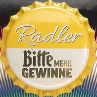 Bitburger Radler Bitte mehr Gewinne 2026 Brauerei Bier Kronkorken in neu + unbenutzt