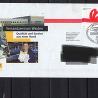 BRD / Bund 2001 Sonderbeleg DP Neues Versandzentrum Weiden mit MiNr. 2223 gelaufen