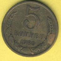 Russland 5 Kopeek 1980