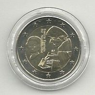 Niederlande 2 Euro Gedenkmünze 2011 Erasmus von Rotterdam unzirkuliert
