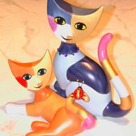 Goebel Rosina Wachtmeister "Stella e Mario" Jahreskatze 2008 Limited Edition NEU OVP