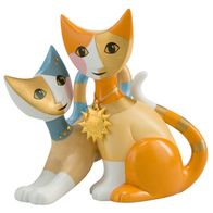 Goebel Rosina Wachtmeister "Serena e Floriano" Jahreskatze 2014 Limited Edition NEU