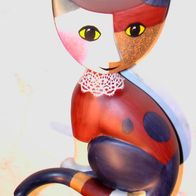 Goebel Rosina Wachtmeister Katze "Chicco di caffe" 17 cm 2007 31-103-03-9 NEU + OVP