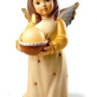 Goebel Vierter 4. Advent Engel mit Kugelkerze Kerze Champagner Zertifikat 2010 NEU