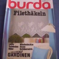 Burda Filethäkeln - Läufer Tischdecken Bilder Kissen Wäscheinsätze Bettüberwürfe Gar