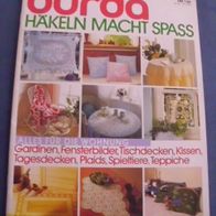 Burda Special Häkeln macht Spaß Gardinen Fensterbilder Tischdecken Kissen Tagesdecke