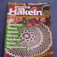 Diana Special Dekoratives Häkeln - Deckchen Kissen Spitzen Borten Gardinen Stolen Ta