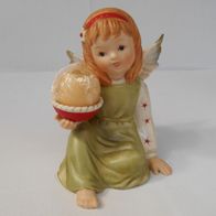 Goebel Zweiter 2. Advent Engel mit Kugelkerze Kerze Rot-Grün Winterzauber Zertifikat