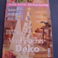 Kreativ-Magazin Weihnachtsdeko Floristik Karten Tischwäsche Kerzen Lichter Verpackung