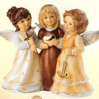 Goebel Engel "Drei Himmelsboten" Engel-Trio Champagner Glaube Liebe Hoffnung NEU OVP