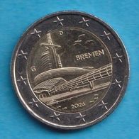 Deutschland 2 Euro 2026 G Bremen