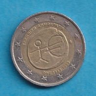 Griechenland 2 Euro 2009 10 Jahre WWU