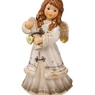 Goebel Jahresengel 2018 "Weihnachtsgruß von Herzen" 15,5 cm Limited Edition NEU + OVP