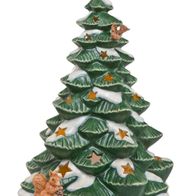 Goebel "Verschneiter Lichterbaum" 23,5 cm Teelicht Eichhörnchen Winterwald 2015 NEU