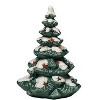 Goebel "Lichterbaum" mit Teelicht Weihnachtsbaum Kapelle 18 cm Winterwald Winterdorf