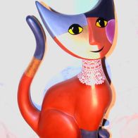 Goebel Rosina Wachtmeister Katze "Cappuccino" 25 cm 2007 31-095-03-7 NEU + OVP