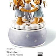 Goebel Nina und Marco Spieluhr "Wintertanz" mit Musikwerk Musikdose 3 Engel 2011 NEU