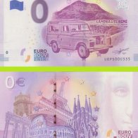 0 Euro Schein Landrauvergne UEPS 2019-1 selten niedrige Nr 337