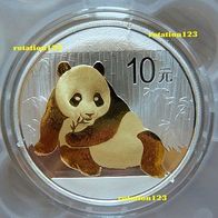 China Panda 2015 Gildet - BU - 1 Oz .999 Ag * * Maximal 5.000 Ex. * *