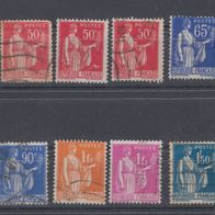 Briefmarken Frankreich 1932 Frieden 12 Marken